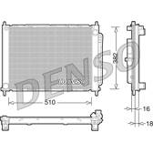 Radiador, arrefecimento do motor DENSO - DRM23101
