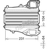 Radiador de aire de admisión DENSO - DIT40001