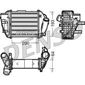 Radiador do ar de sobrealimentação DENSO - DIT02005