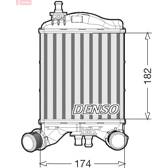 Radiador do ar de sobrealimentação DENSO - DIT09112