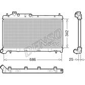 Radiador, refrigeración del motor DENSO - DRM36026