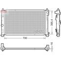 Radiateur DENSO - DRM06039