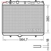 Radiateur DENSO - DRM21055