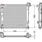 Radiateur DENSO - DRM41007