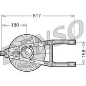 Radiator fan DENSO - DER09012