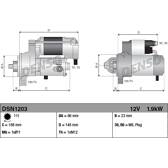 Startmotor (negen) DENSO - DSN1203