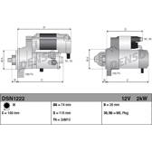 Startmotor (nio) DENSO - DSN1222