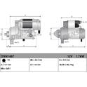 Startmotor (negen) DENSO - DSN1487
