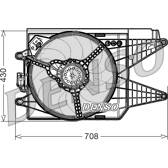 Ventilador, refrigeração do motor DENSO - DER09049