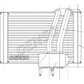 Verdampfer, Klimaanlage DENSO - DEV07005