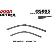 Satz aus zwei Scheibenwischerblättern DOGA - OS095