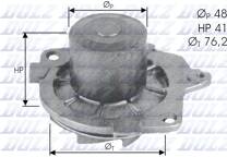 Vattenpump, motorkylning