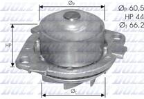 Waterpomp, motorkoeling