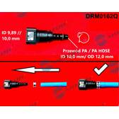 Raccord de tuyau (tuyau de carburant) Dr.Motor Automotive - DRM0162Q
