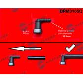 Raccord de tuyau (tuyau de carburant) Dr.Motor Automotive - DRM0165Q