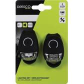 Kit d'éclairage LED avant et arrière Noir super brillant DRESCO - 5251210