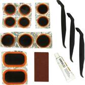 Kit de réparation pneus vélo - Rustines/colle/abrasif... - Dresco DRESCO - 5251504
