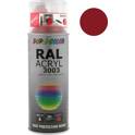 Peinture Acrylique - RAL 3003 Rouge rubis brillant - 400 ml DUPLI COLOR - 354809