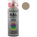 Peinture Acrylique - RAL 1019 Beige gris brillant - 400 ml DUPLI COLOR - 453182