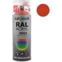 Pintura acrílica - RAL 2002 Rojo fuego brillante - 400 ml DUPLI COLOR - 349546