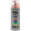 Tinta Acrílica - RAL 2002 Vermelho Fogo Brilhante - 400 ml DUPLI COLOR - 349546