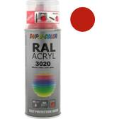 Acrylic Paint - RAL 3020 Gloss traffic red - 400 ml DUPLI COLOR - 356766