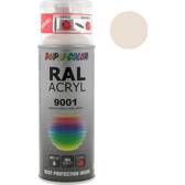 Vernice acrilica - RAL 9001 Bianco crema lucido - 400 ml DUPLI COLOR - 354793