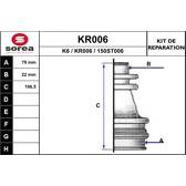 Faltenbalgsatz, Antriebswelle EAI - KR006