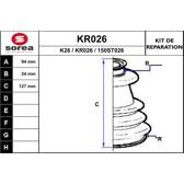 Faltenbalgsatz, Antriebswelle EAI - KR026