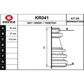 Faltenbalgsatz, Antriebswelle EAI - KR041