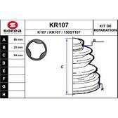 Faltenbalgsatz, Antriebswelle EAI - KR107