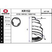 Faltenbalgsatz, Antriebswelle EAI - KR152