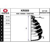 Jeu de joints-soufflets (Cardan) EAI - KR089