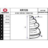 Jeu de joints-soufflets (Cardan) EAI - KR126