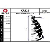 Jeu de joints-soufflets (Cardan) EAI - KR129