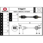 Veio de transmissão EAI - T78477