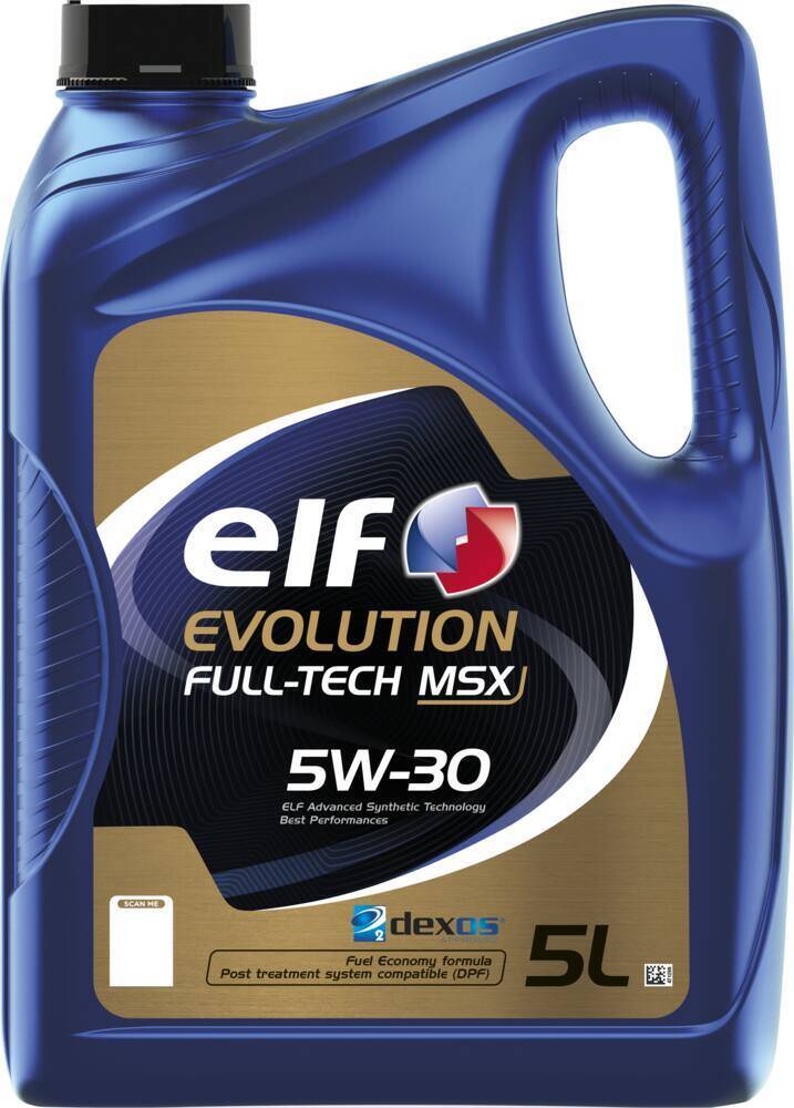 Engine Oil Evolution FULLTECH MSX 5W-30 - 5 Liters