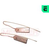 Escova de carvão, alternador ERA - 231070