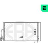 Kondensor, klimatanläggning ERA - 667090