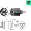 Magneetschakelaar, startmotor ERA - ZM571