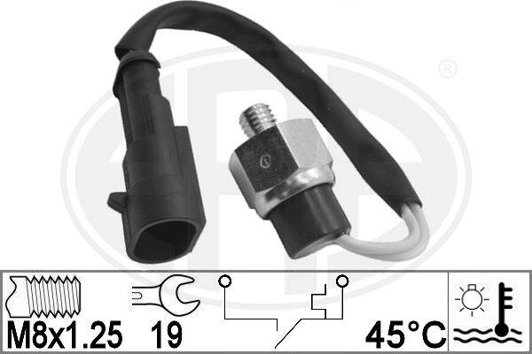 Temperature Switch, coolant warning lamp