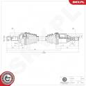 Semiassi ESEN SKV - 40SKV049