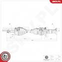 Semiassi ESEN SKV - 40SKV051