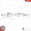 Semiassi ESEN SKV - 40SKV052