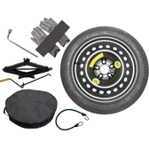 Roue de secours : Jante acier + pneu 125/80 R16 EURASTEEL - RS1693040M5.B