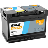 Accu 77Ah/760A EXIDE - EA770