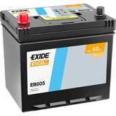 Accu 60Ah/480A EXIDE - EB605