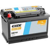 Accu 74Ah/680A EXIDE - EB741