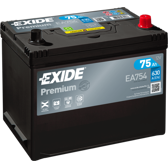 Starterbatterie 75Ah/630A EXIDE - EA754