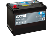 Batería de arranque 75Ah/630A